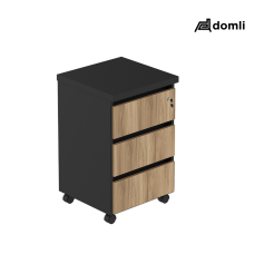 Gaveteiro Volante 3 Gavetas Turmalina