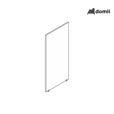 Painel lateral cabine telemarketing prata Painel lateral cabine telemarketing prata