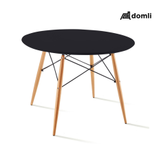 Mesa Eiffel Redonda Preta