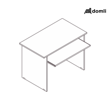 Mesa laptop teclado diamante