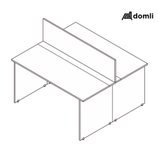 Mesa plataforma (passa fio / tomada) diamante