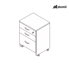 Gaveteiro volante 2 gavetas pasta suspensa diamante Gaveteiro volante 2 gavetas pasta suspensa diamante