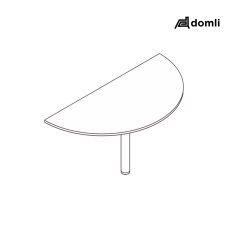 Conexão meia lua diamante