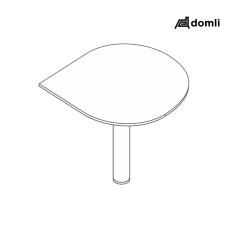 Mesa reunião gota diamante 0,70