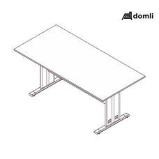 Mesa reunião retangular diamante