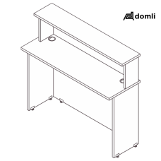 Balcão atendimento reto plus