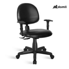 Cadeira Executiva Back System Braço Regulável Courvin Preto